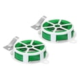 thumbnail image 1 of Uxcell 100ft/30M Reusable PE Twist Ties Garden Plant Ties with Cutter for Gardening, Green 2 Pack, 1 of 7