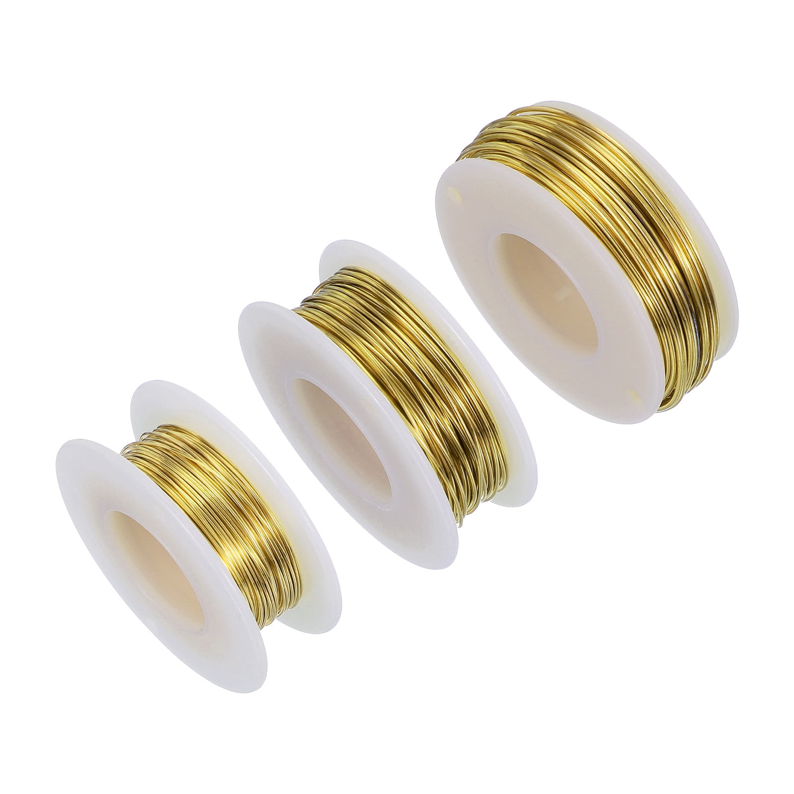 Uxcell 100m 1mm Aluminum Craft Wire for DIY Jewelry Making Beading Floral 2 Pcs
