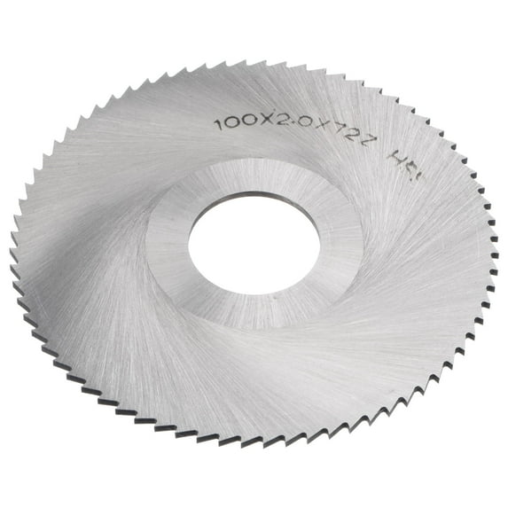 Uxcell 100mm Dia 27mm Arbor 2mm Thick 72 Tooth High Speed Steel Circular Saw Bit