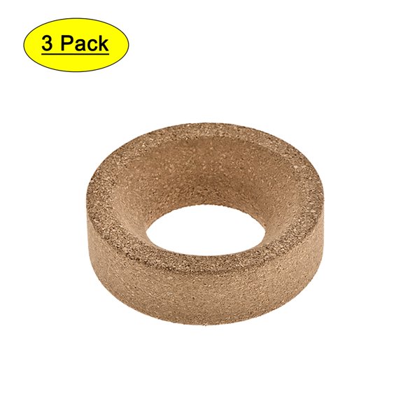 Uxcell 100mm Diameter Round Bottom Cork Lab Flask Support for 150ml-1000ml Flasks 3 Pack