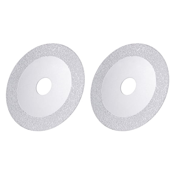 Uxcell 100mm x 15mm Vacuum Brazed Diamond Tile Cutting Disc Cut-Off Wheel 2 Pack