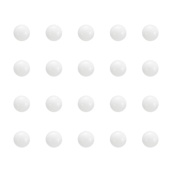 Uxcell 100pack POM Bearing Balls 9/32" 7mm Solid Plastic Bearing Ball, Precision POM Balls