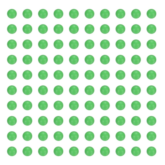 Uxcell 100pack PP Plastic Bearing Balls, 6mm Solid Plastic Balls, G2 Precision Polypropylene Mini Ball, Green