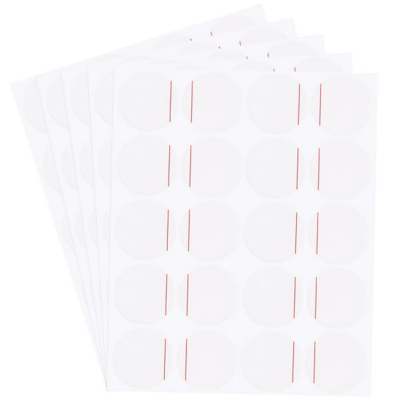Uxcell 100pack Watch Back Cover Protective Film, 30mm Red Line PE Watch Back Case Protector Film Stickers