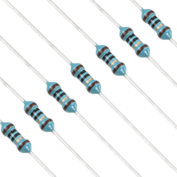 Uxcell 100pcs 10 Ohm Resistor, 1/4W (0.25W) Metal Film Fixed Resistor, Tolerance 1% Resistors, ROHS Certificated
