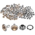 thumbnail image 1 of Uxcell 100pcs Crystal Rivets 8mm Rhinestone Rivets for Leather Crafting, Yellow, 1 of 7
