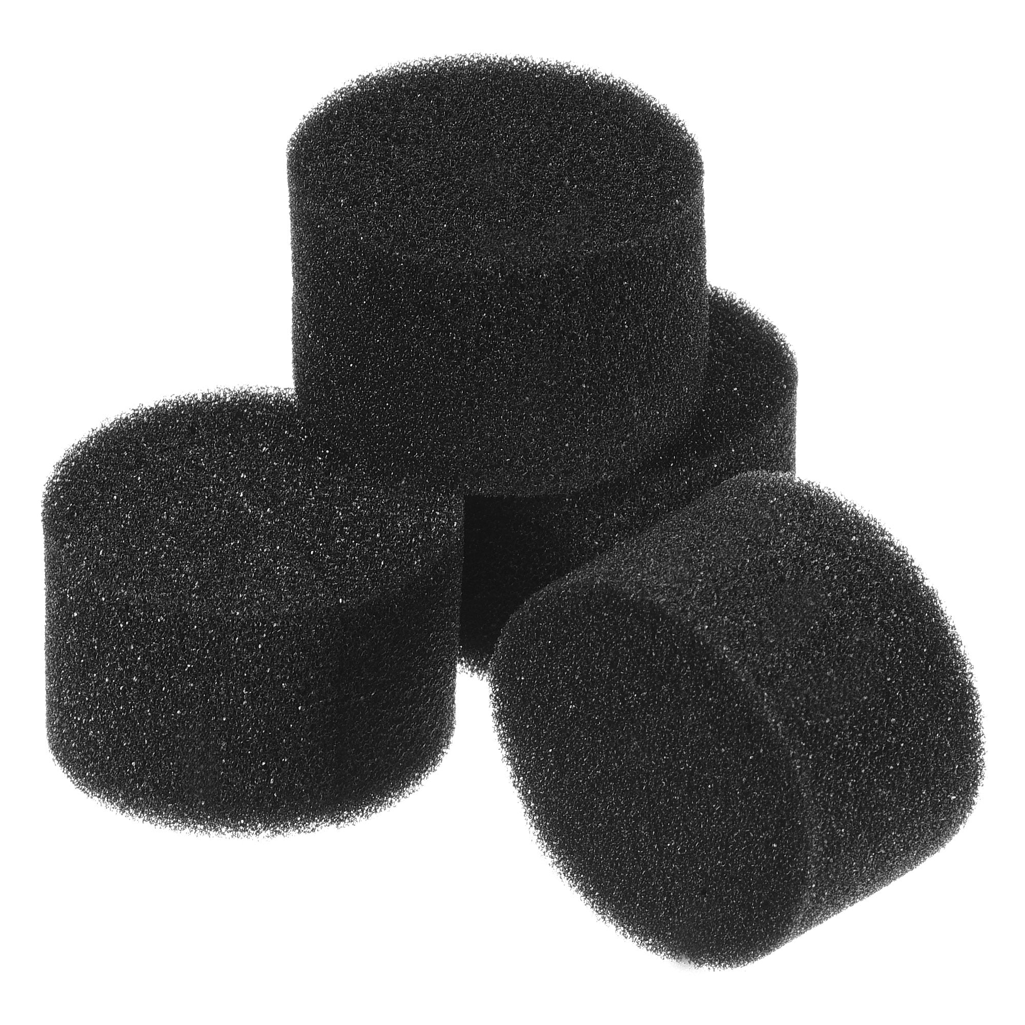 Uxcell 100pcs Hydroponic Sponges, 1.77" Growing Media Cylindrical Sponges for Home Vegetable Flower Planting, Black