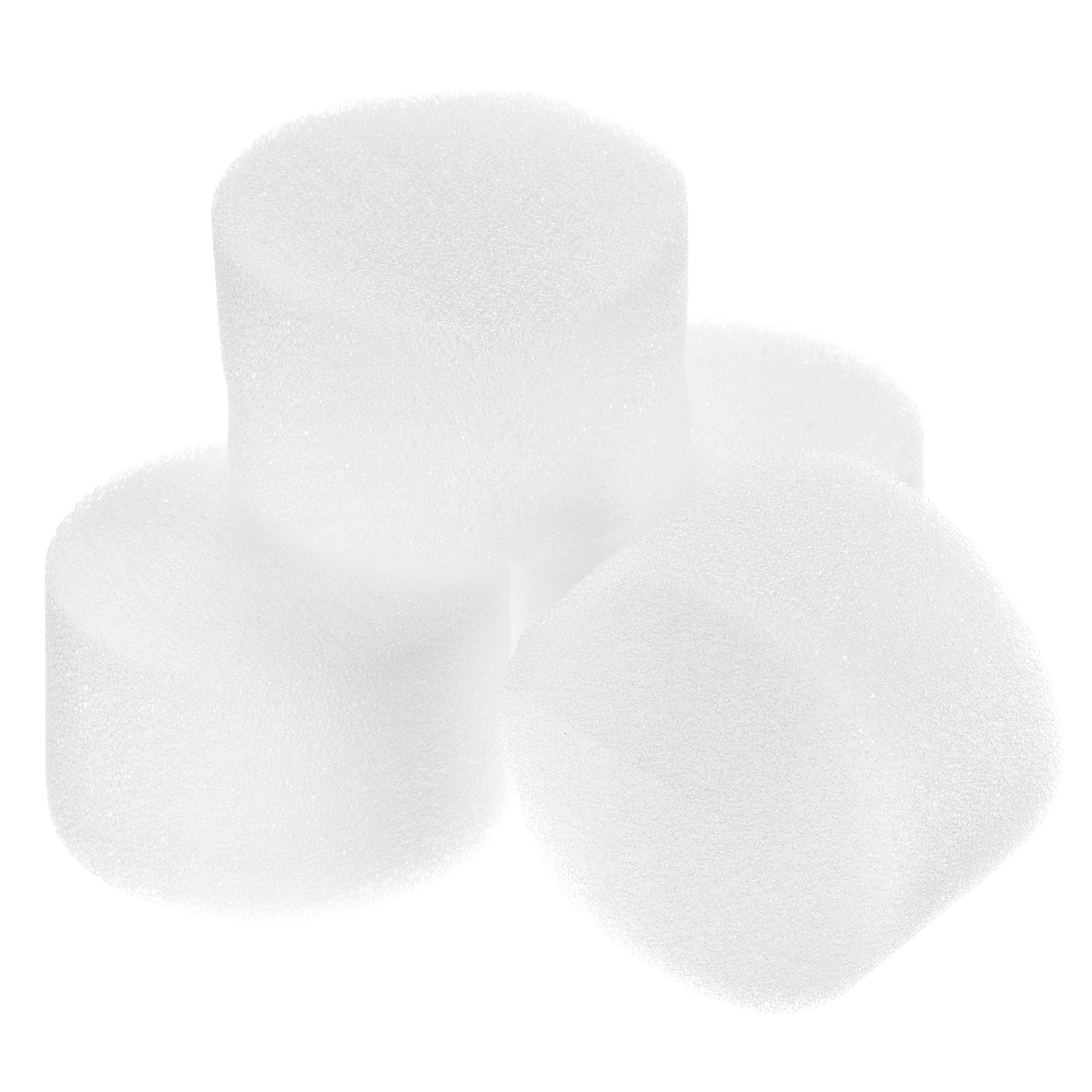 Uxcell 100pcs Hydroponic Sponges, 1.77" Growing Media Cylindrical Sponges for Home Vegetable Flower Planting, White