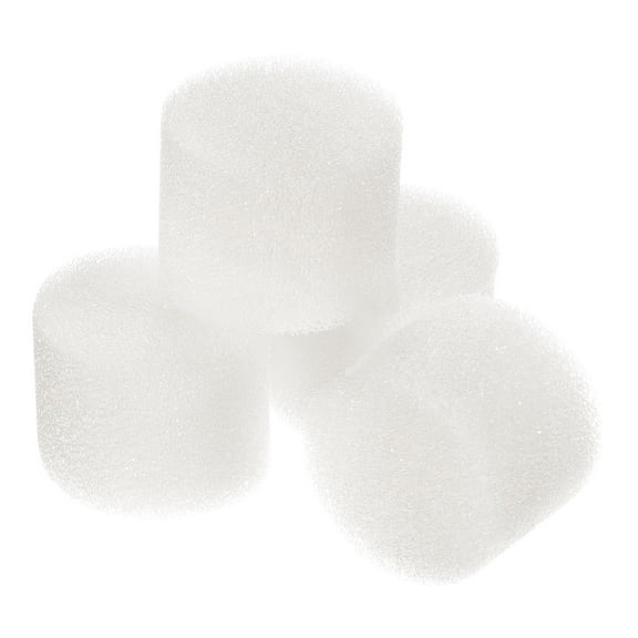 Uxcell 100pcs Hydroponic Sponges, 1" Growing Media Cylindrical Sponges for Home Vegetable Flower Planting, White