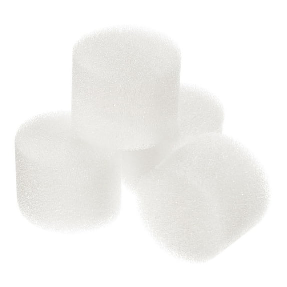 Uxcell 100pcs Hydroponic Sponges, 1" Growing Media Cylindrical Sponges for Home Vegetable Flower Planting, White