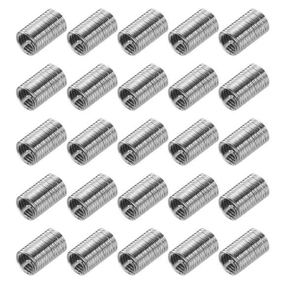 Uxcell 100pcs M3 x 0.5 3D Wire Thread Inserts 304 Stainless Steel Helical Type Repair Kit