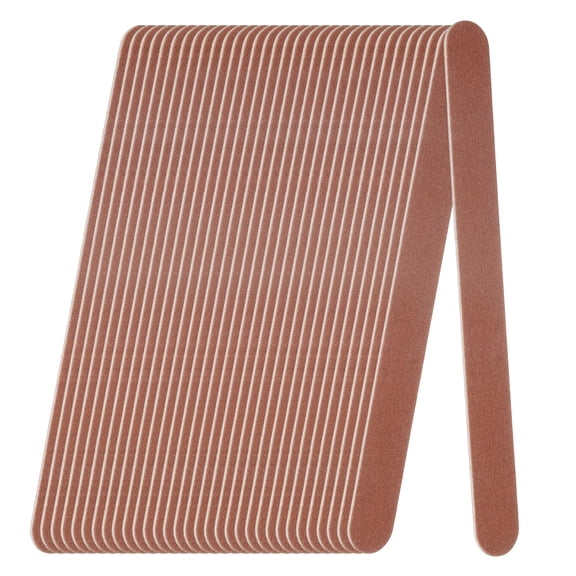 Uxcell 100pcs Nail File, 100/180 Grit Fingernail File for Natural Nails, Professional Double-Sided Thin File Tool