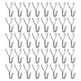 thumbnail image 1 of Uxcell 100pcs Pegboard J-Hook Stainless Steel J Style Peg Board Display Hook for Hanging Jewelry Necklaces, 1 of 6