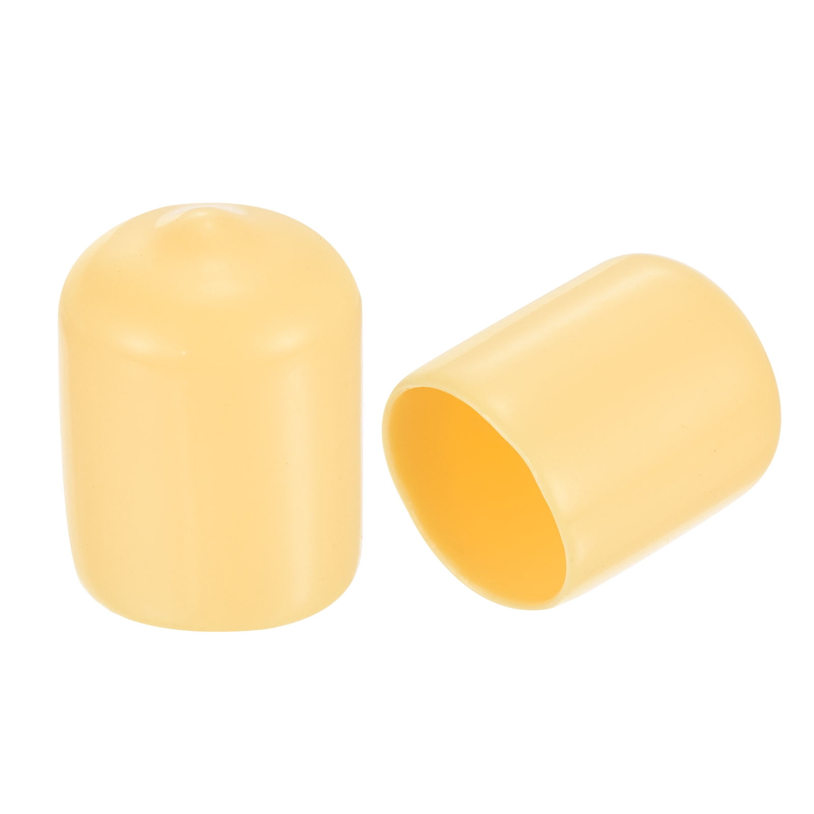 Uxcell 100pcs Round Rubber End Caps 11/16