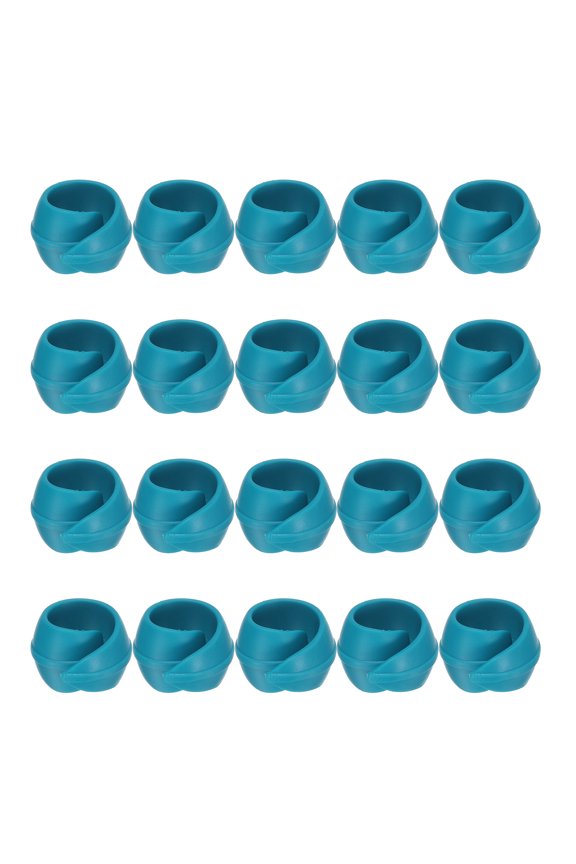 100pcs Thread Spool Saver Spool Huggers Silicone for Sewing Machine, Blue