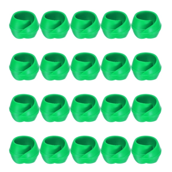 Uxcell 100pcs Thread Spool Saver Spool Huggers Silicone for Sewing Machine, Green