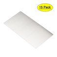 thumbnail image 1 of Uxcell 100x50x0.4mm Stainless Steel Blank Metal Card Brushed Silver Tone 15 Pack, 1 of 7