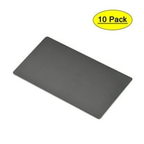 Uxcell 100x50x1mm Aluminum Blank Metal Card Anodized Black 10 Pack