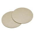 thumbnail image 1 of Uxcell 102mm(4.02") Round Coasters PU Cup Mat Pad for Tableware Gold Tone 2 Pack, 1 of 5