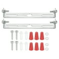 thumbnail image 1 of Uxcell 105mm (4.1") Universal Light Fixture Mounting Bracket Kit, 2 Set Light Crossbar Ceiling Light Plate with Screw for Wall Light Ceiling Light Pendant Chandelier, 1 of 7
