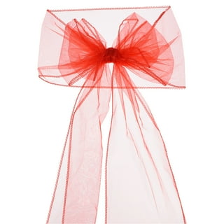 Organza Red Sash » A to Z Party Rental, PA