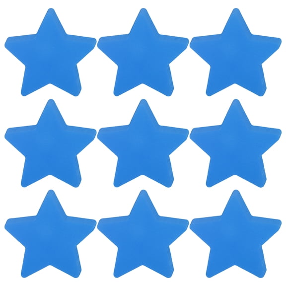 Uxcell 108Pcs Stars Cutouts 3.5"x4" Paper Star Shaped Paper Cards for Bulletin Board Decorations Blue