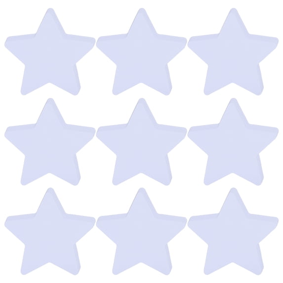 Uxcell 108Pcs Stars Cutouts 3.5"x4" Paper Star Shaped Paper Cards for Bulletin Board Decorations Light Purple