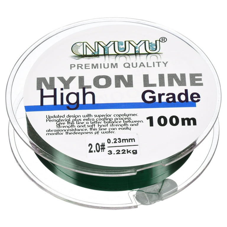 Uxcell 109Yard 7Lb Fluorocarbon Coated Monofilament Nylon Fishing