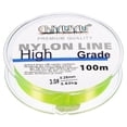 thumbnail image 1 of Uxcell 109Yard 9Lb Fluorocarbon Coated Monofilament Nylon Fishing Line Light Yellow, 1 of 7