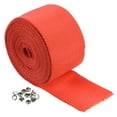 thumbnail image 1 of Uxcell 10Ft Polyester Rope Protector Sleeve 45mm Width Cable Lines Protective Cover, Red, 1 of 6
