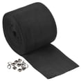 thumbnail image 1 of Uxcell 10Ft Polyester Rope Protector Sleeve 70mm Width Cable Lines Protective Cover, Black, 1 of 6