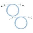 thumbnail image 1 of Uxcell 10Ft Speed Jump Rope Replacement Cable 2.5mm Professional Skipping Rope Steel Wire Blue 2 Pack, 1 of 6