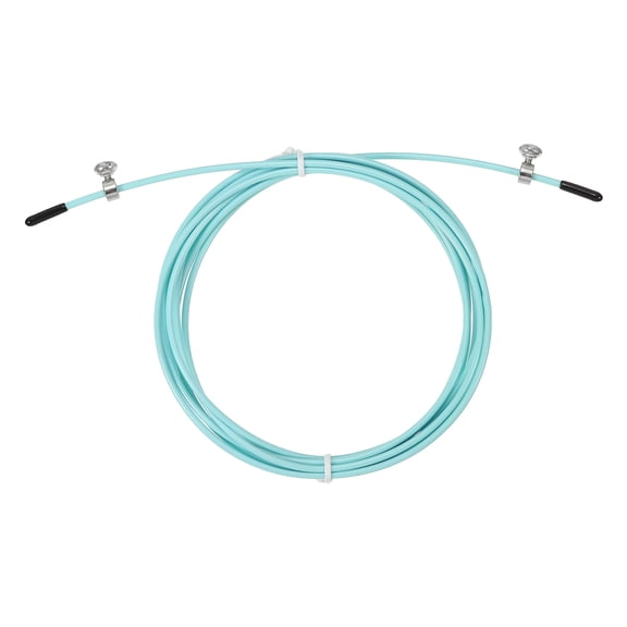 Uxcell 10Ft Speed Jump Rope Replacement Cable 2.5mm Professional Skipping Rope Steel Wire Green