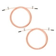 thumbnail image 1 of Uxcell 10Ft Speed Jump Rope Replacement Cable 2.5mm Professional Skipping Rope Steel Wire Orange 2 Pack, 1 of 6