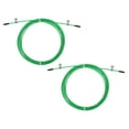 thumbnail image 1 of Uxcell 10Ft Speed Jump Rope Replacement Cable 2.5mm Professional Skipping Rope Steel Wire Replace Green 2 Pack, 1 of 6