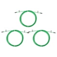 thumbnail image 1 of Uxcell 10Ft Speed Jump Rope Replacement Cable 2.5mm Professional Skipping Rope Steel Wire Replace Green 3 Pcs, 1 of 6