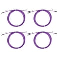 thumbnail image 1 of Uxcell 10Ft Speed Jump Rope Replacement Cable 2.5mm Professional Skipping Rope Steel Wire Replace Purple 4 Pcs, 1 of 6