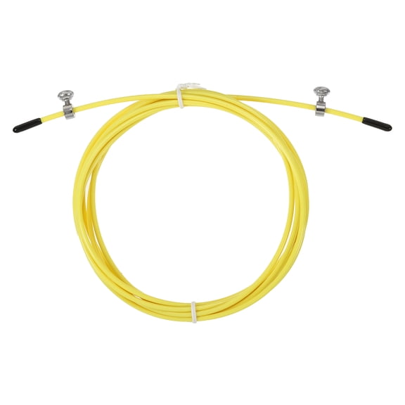 Uxcell 10Ft Speed Jump Rope Replacement Cable 2.5mm Professional Skipping Rope Steel Wire Replace Yellow