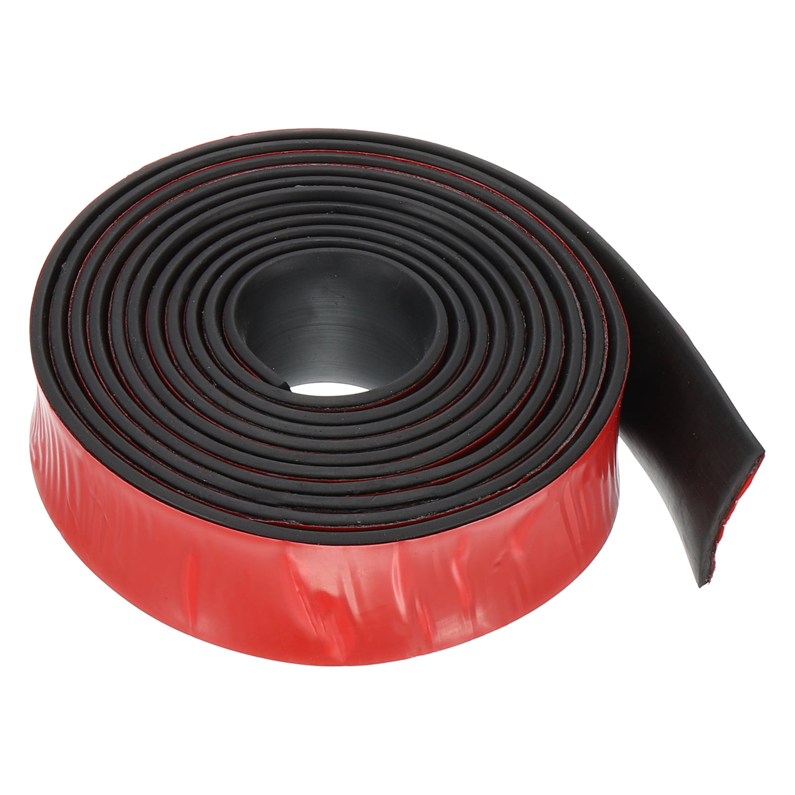 Uxcell 10Ft Weather Stripping Door Seal, 1-9/16"W x 1/8"T Rubber Adhesive Seal Strip