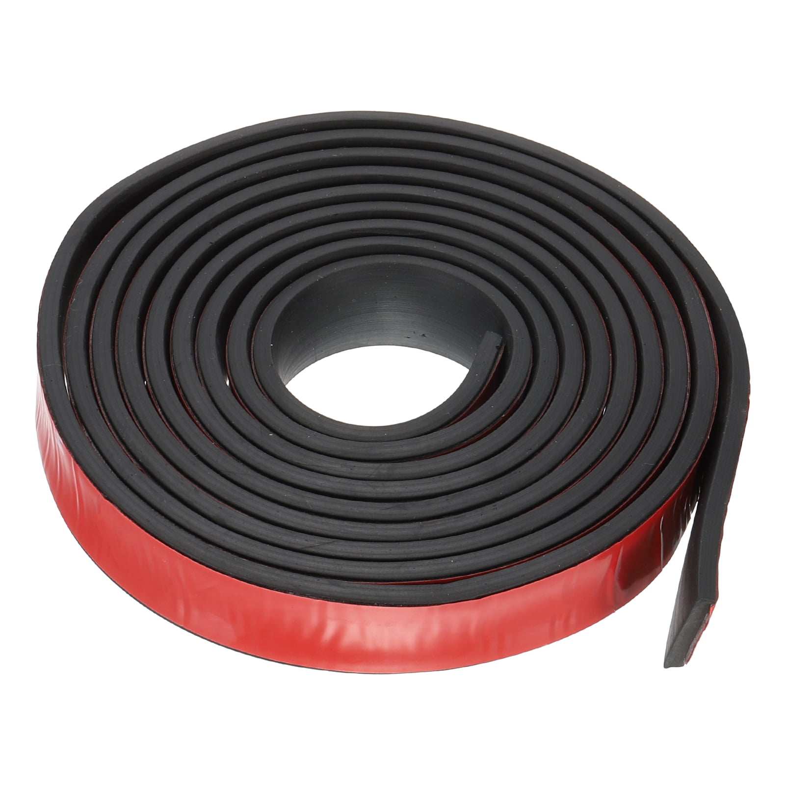 Uxcell 10Ft Weather Stripping Door Seal, 1"W x 1/5"T Rubber Adhesive Seal Strip