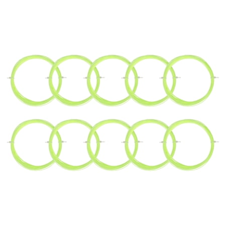 Uxcell 10M High Elastic Nylon Badminton Racket Racquet String, Fluorescent Yellow 10 Pack