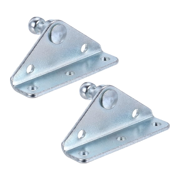 10MM Ball Stud Mounting Bracket, 2PCS Gas Struts Mounting Bracket Stainless Steel Gas Spring Lift Strut Bracket for Universal Gas Shock Spring Strut Prop Lift Support