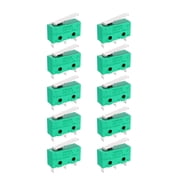 Uxcell 10PCS KW4-3Z-3 Micro Switch SPDT NO NC 3 Terminals Short Straight Lever