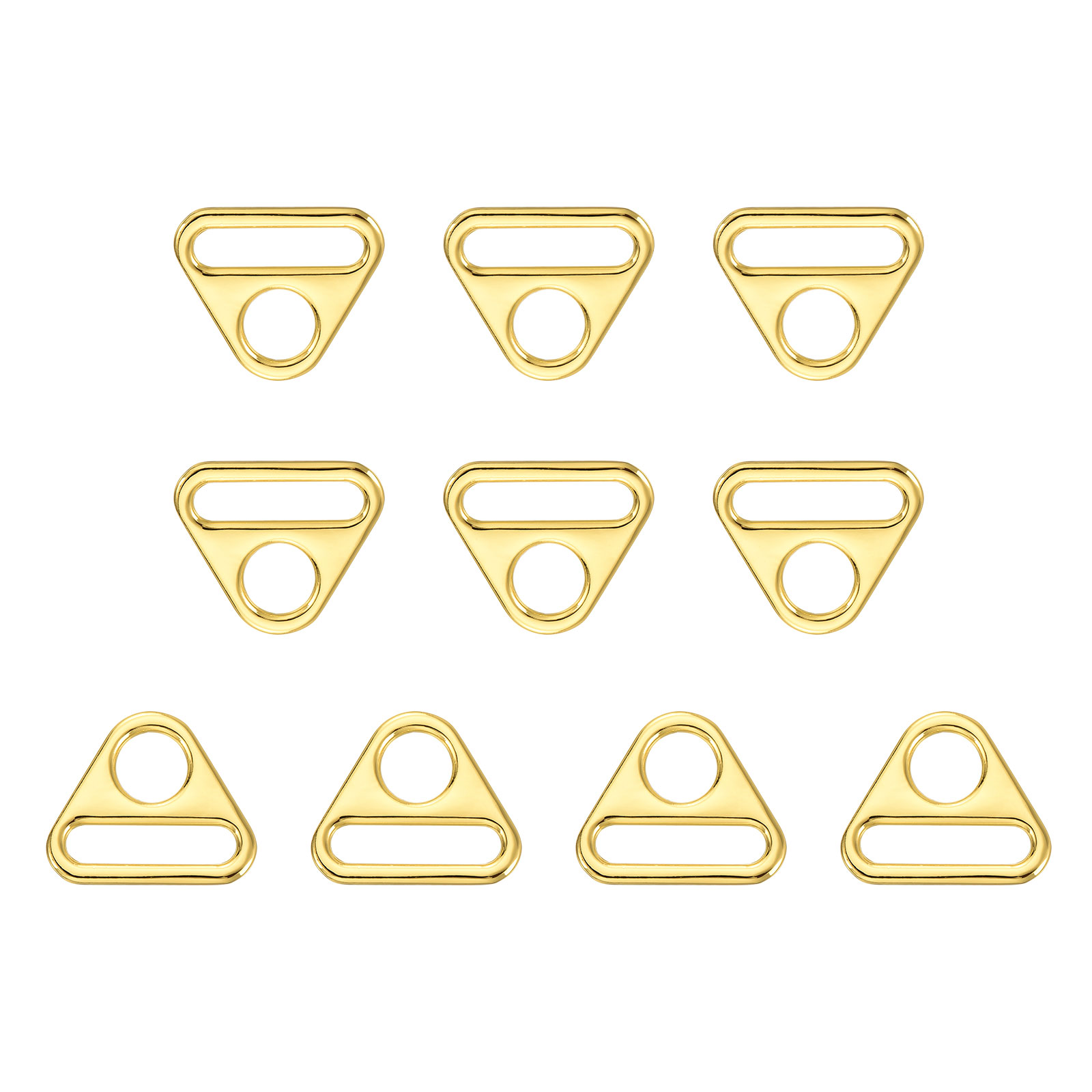Triangle Ribbon Buckle Uxcell 10Pack 0.98