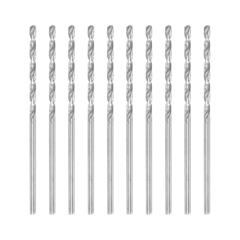 Uxcell 6542 High Speed Steel Straight Shank Twist Jobber Drill Bit Fully Ground Black Oxide Bits 5 6mm Diameter 93mm Total