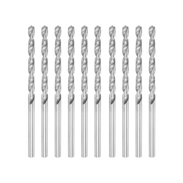 Uxcell 10Pack 3.75mm HSS(High Speed Steel) W6542 Drill Bits, Fully Ground Jobber 70mm Length Drill Bit