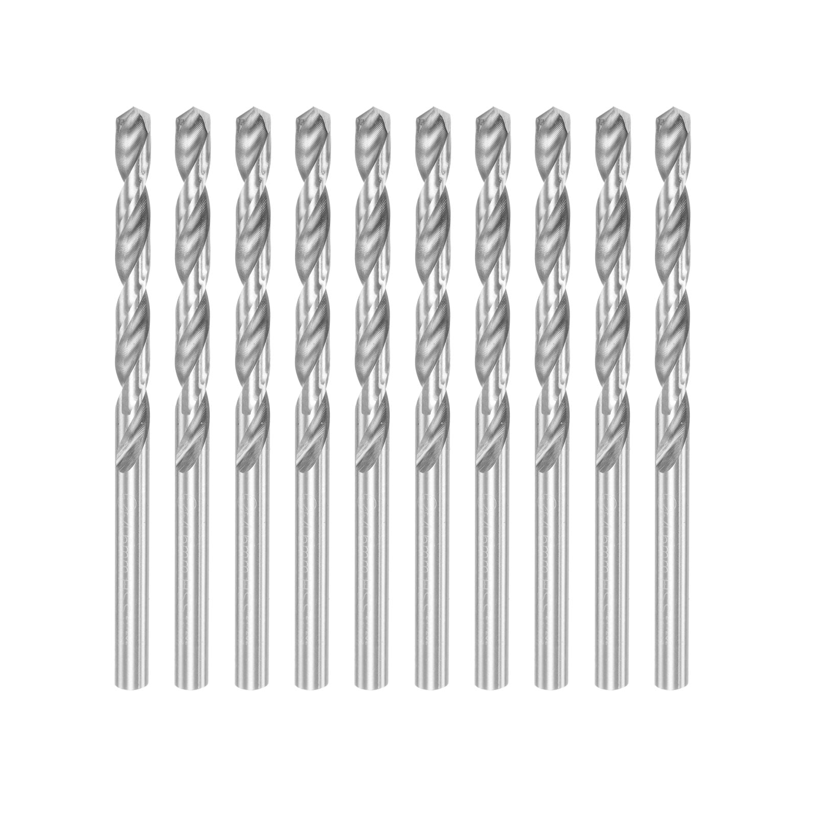 Uxcell 10Pack 4.6mm HSS(High Speed Steel) W6542 Drill Bits, Fully