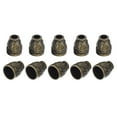 thumbnail image 1 of Uxcell 10Pack 4.8mm Metal Bell Stopper Conical Cord Ends Lock Fastener Stopper, Bronze, 1 of 6