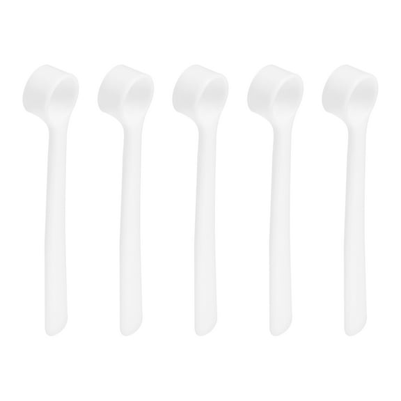 Uxcell 10Pack 500 Milligram Teaspoon Micro Scoops Mini Measuring Spoons, White