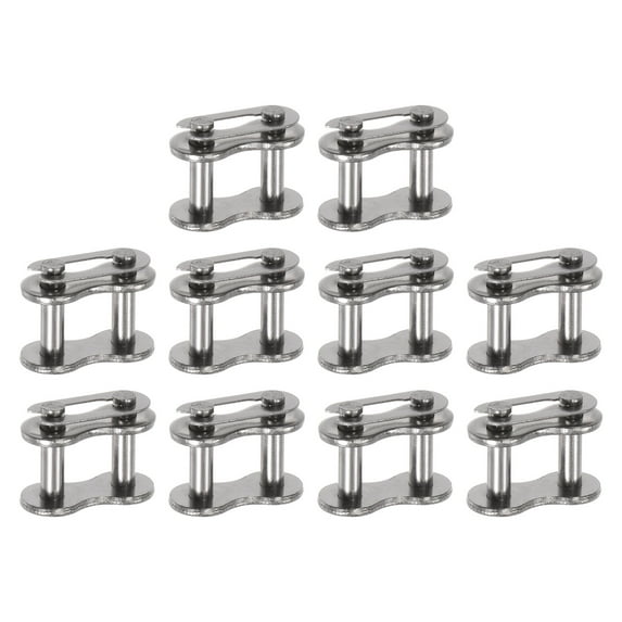 Uxcell 10Pack #60 Chain Master Connector Link Roller 3/4" Pitch Stainless Steel for 12A Chain